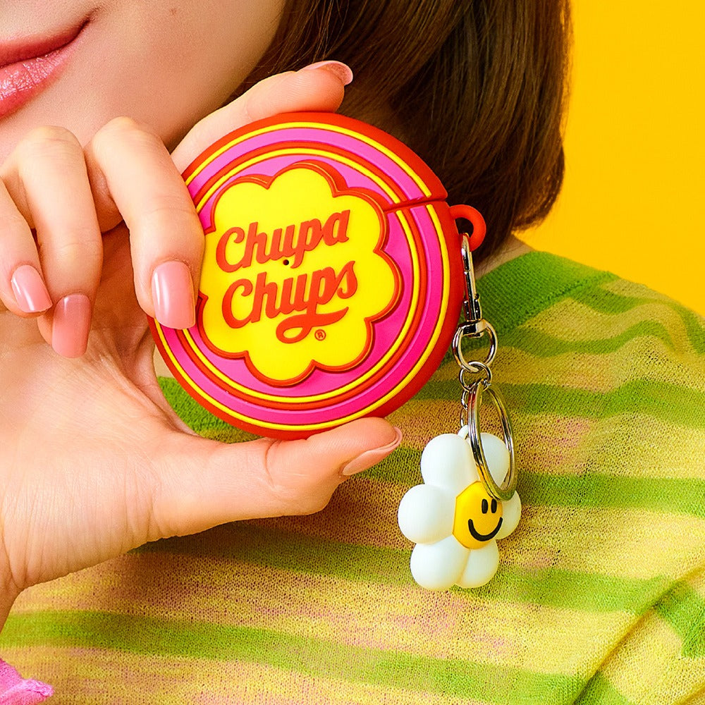 wiggle wiggle Chupa Chups AirPods保護殼匙扣 AirPods Pro 3rd Gen（矽膠／可愛造型）