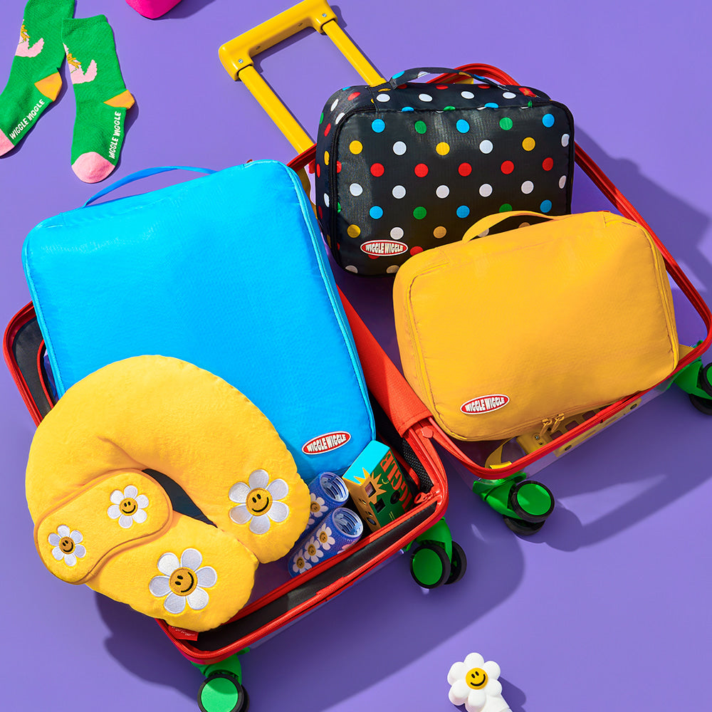 wiggle wiggle 透明手提行李收納袋套裝 細節展示