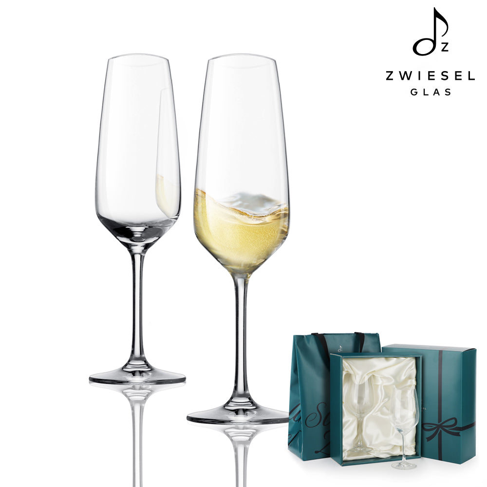 Zwiesel Glas [TASTE 系列] 德國原裝進口 283ml 香檳杯 2入組｜質感酒杯店推薦