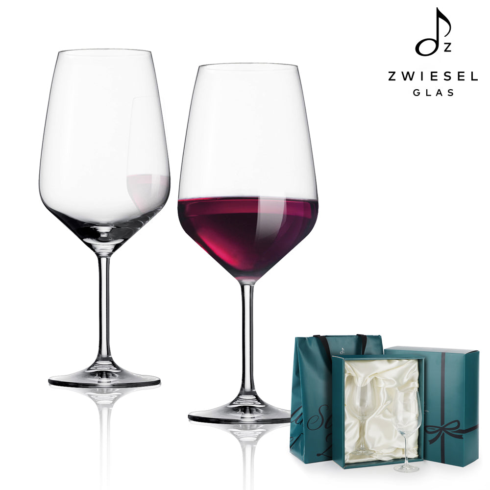 Zwiesel Glas [Taste系列] 德國製造 酒杯 2入組 656ml - Bordeaux Red 勃根地紅｜質感酒杯店推薦