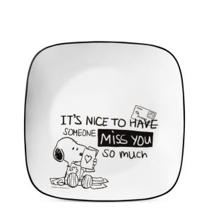 Corelle 康寧餐具史努比 史努比與查理系列 長方形碟1件裝