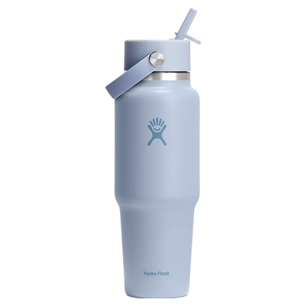Hydroflask Wide Flex Straw Travel Bottle, Surf Blue, 1 Count, 946ml