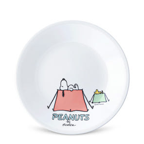Corelle 康寧餐具史努比露營款 圓形碟1件裝