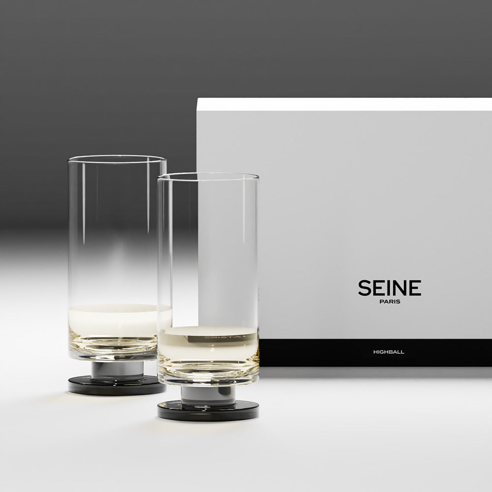 SEINE PARIS [職人系列] 韓國製造手工吹製水晶酒杯 350ml - Crystal Clear 鑽石純淨款｜法式優雅選物