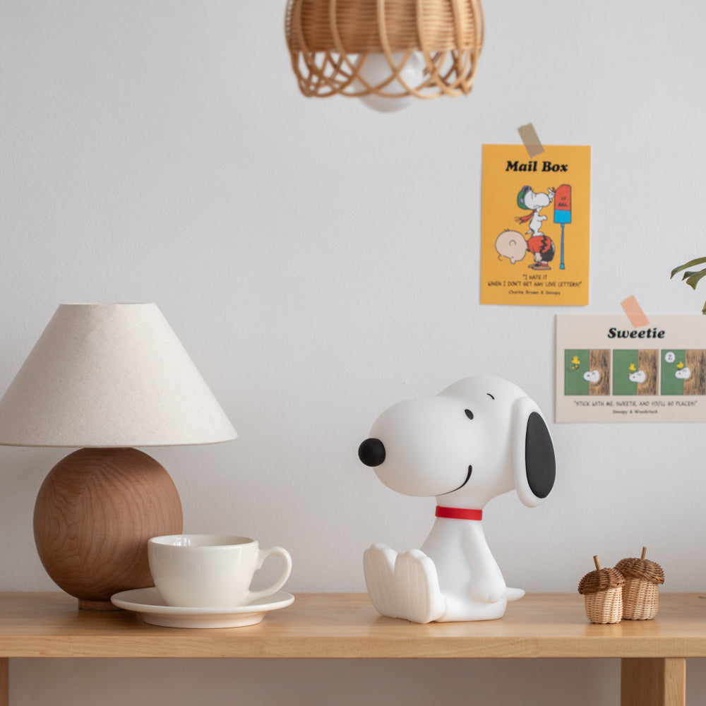 Snoopy 觸控夜燈 - USB 充電式 LED 小夜燈