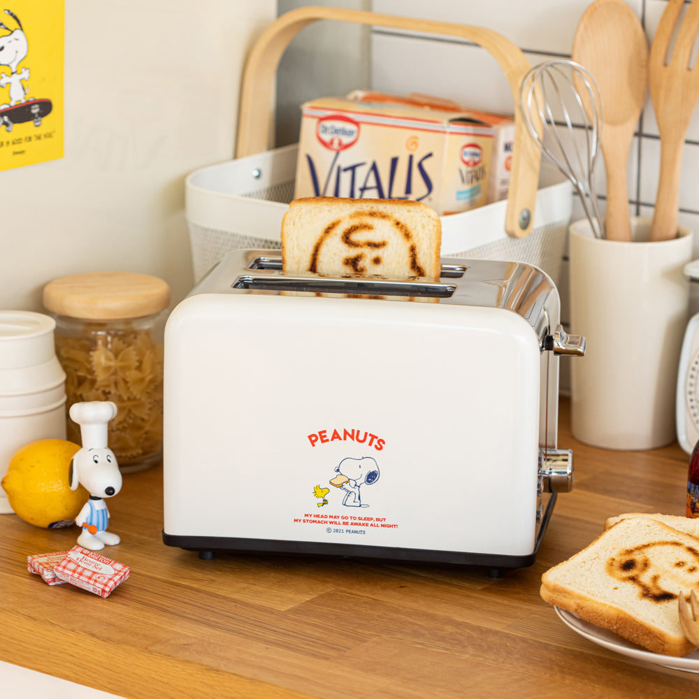 Snoopy PEANUTS 復古烤麵包機（Snoopy & Charlie Brown 刻印款）