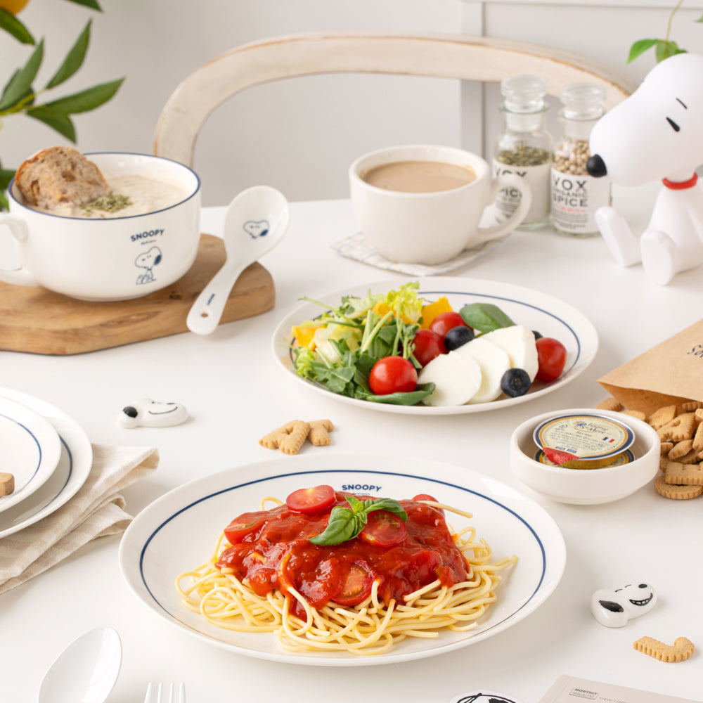 Snoopy Peanuts 史努比 雙入陶瓷餐盤組