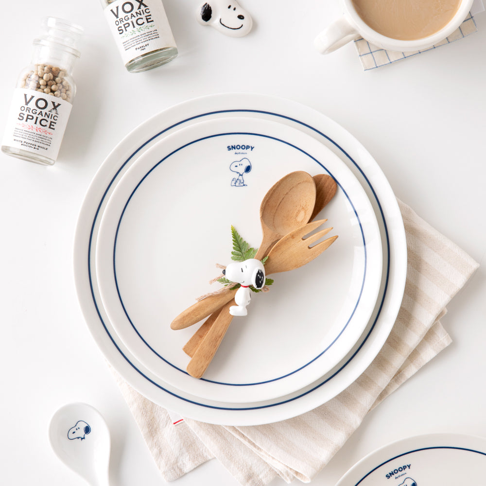 Snoopy Peanuts 史努比 雙入陶瓷餐盤組