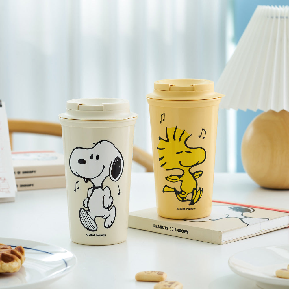 Peanuts 史努比 音樂系列雙層保溫杯