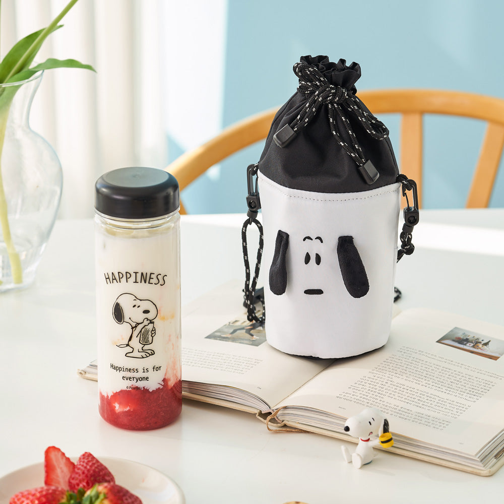 Peanuts 史努比 保溫瓶隨行袋 含500ml隨行瓶