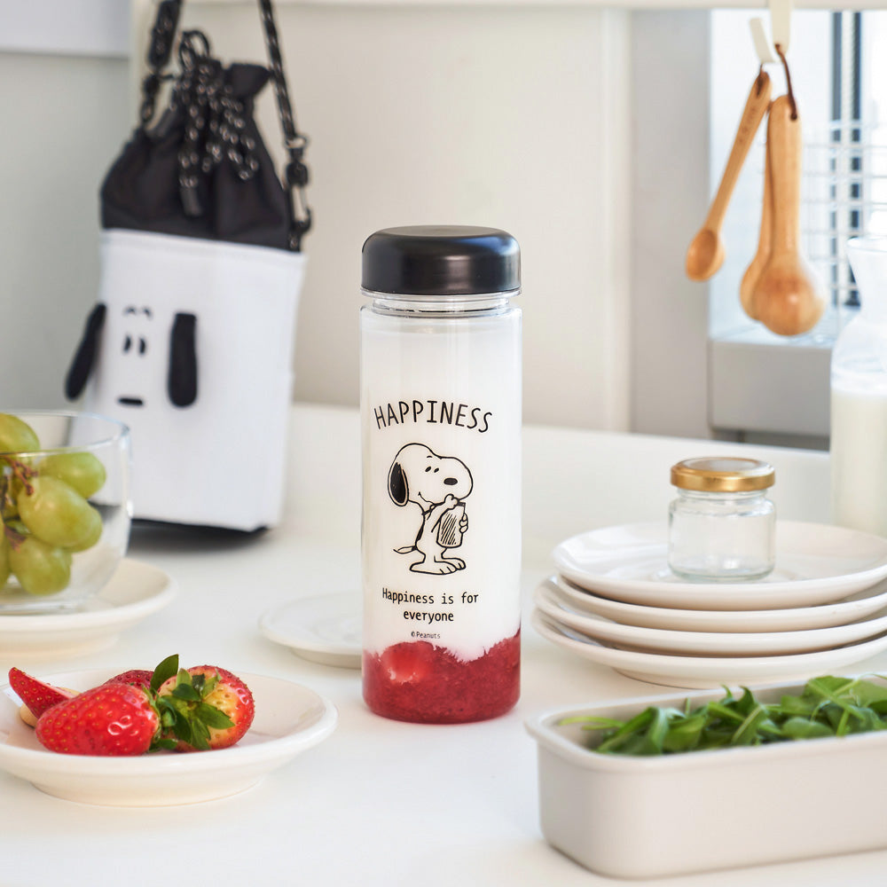 Peanuts 史努比 保溫瓶隨行袋 含500ml隨行瓶