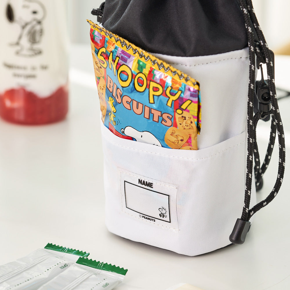 Peanuts 史努比 保溫瓶隨行袋 含500ml隨行瓶