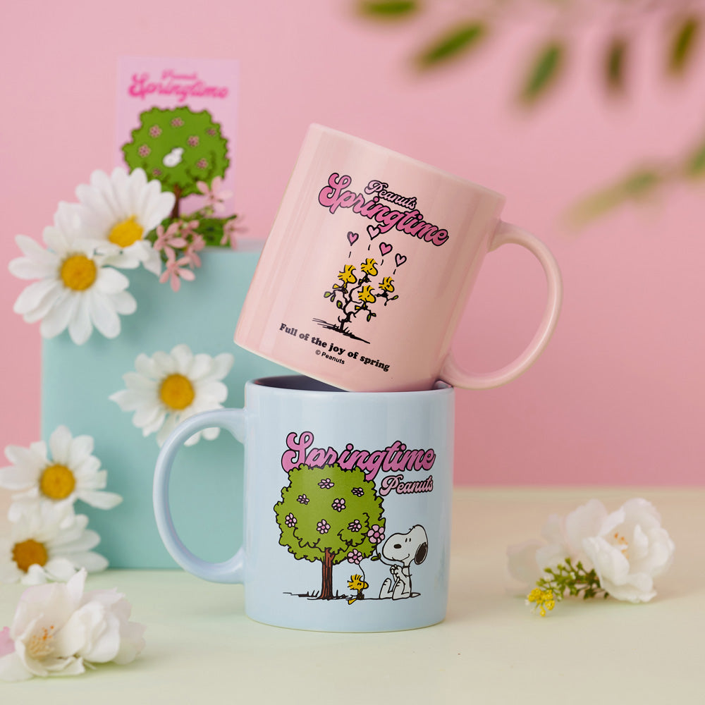 Snoopy Peanuts 春日系列 陶瓷馬克杯禮盒組（360ml×2）