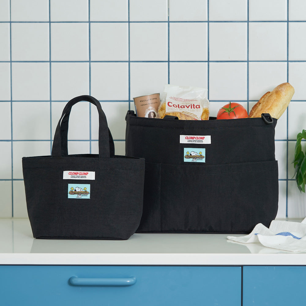 Snoopy PEANUTS PicnicBag Black 野餐袋