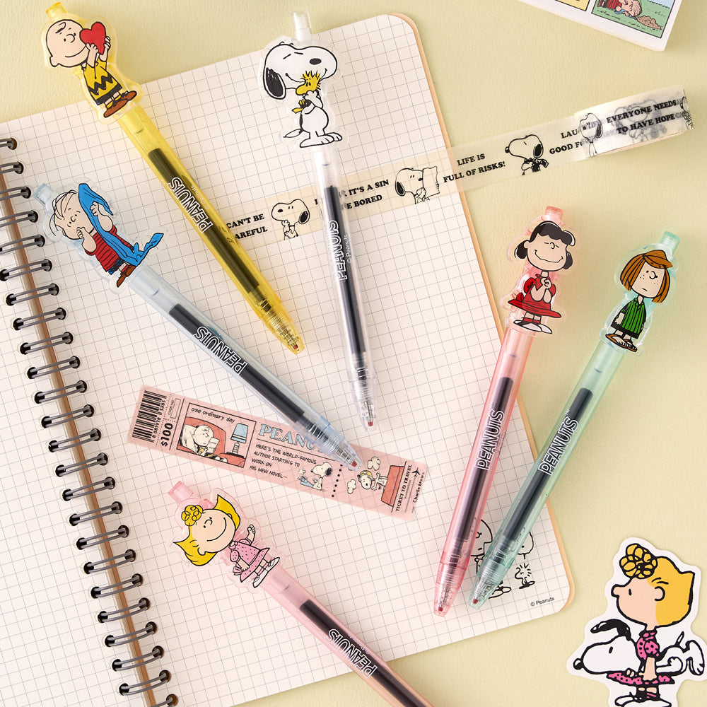 Snoopy PEANUTS 透明膠筆（Snoopy & Friends 系列）