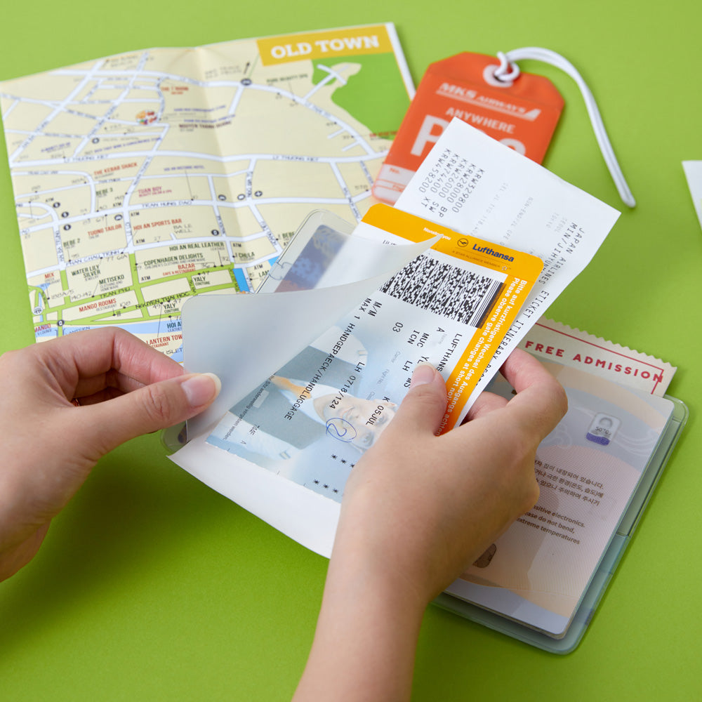 Snoopy-PEANUTS 透明護照夾（旅行日記款）