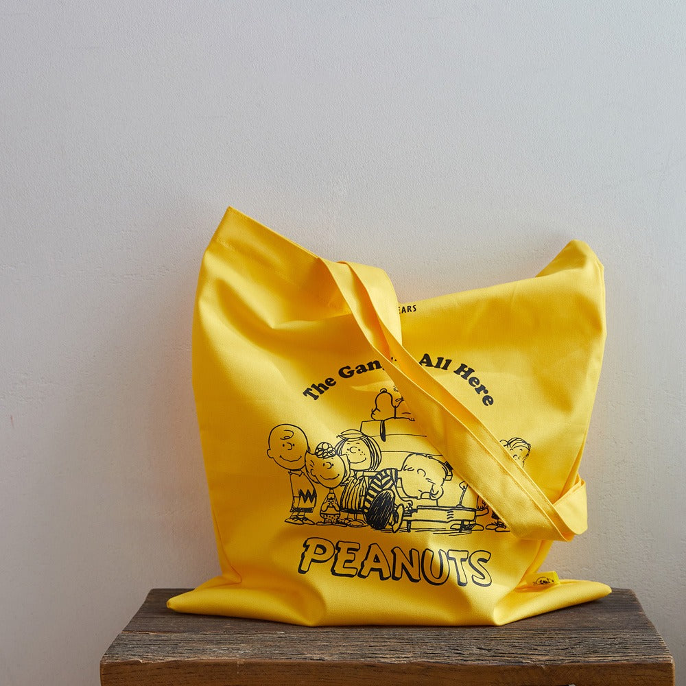 Peanuts 史努比 75週年黃色環保袋