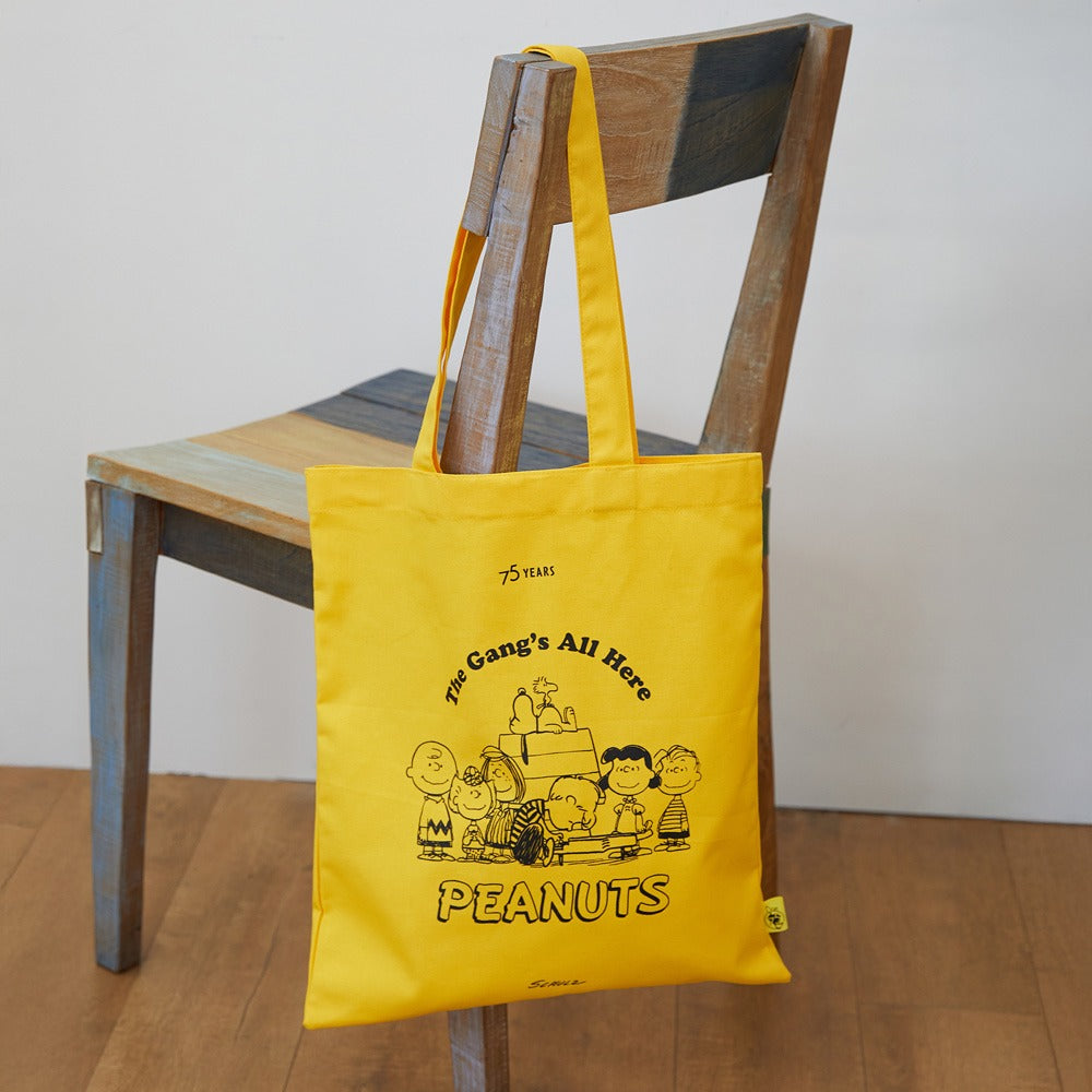 Peanuts 史努比 75週年黃色環保袋