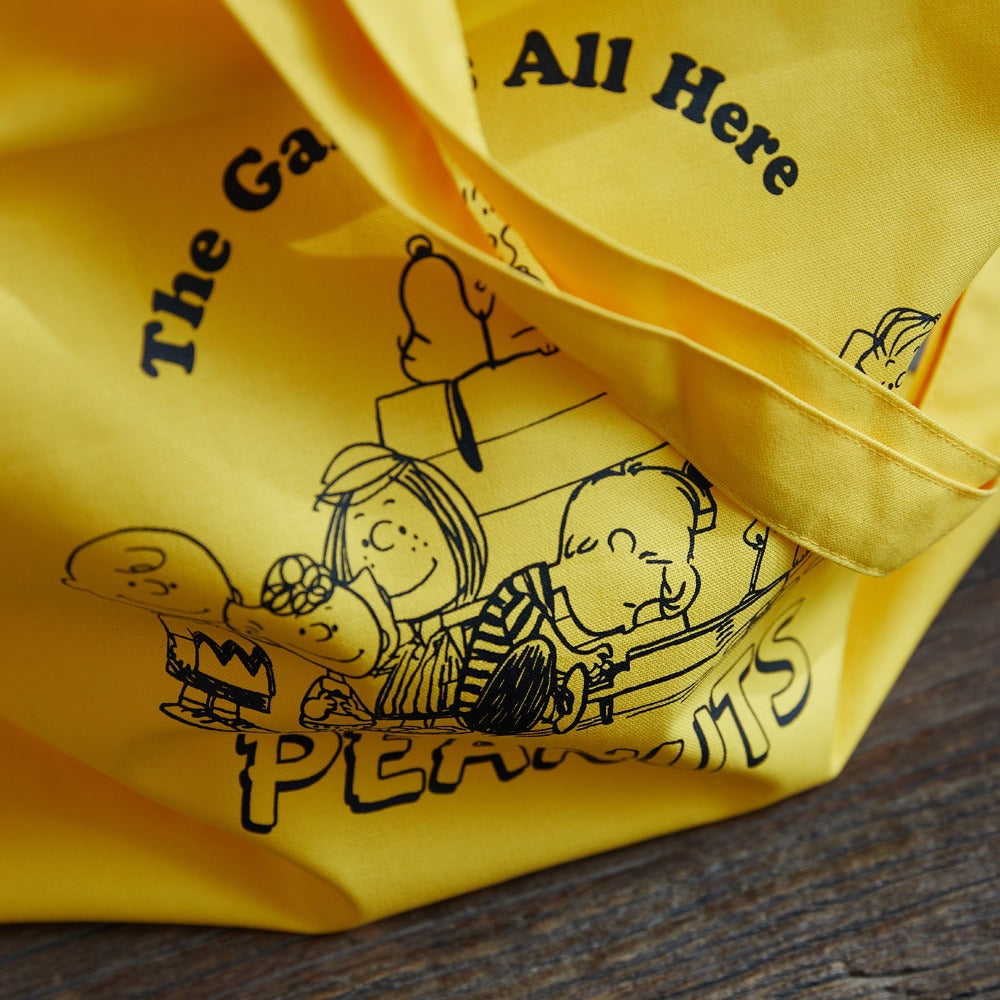 Peanuts 史努比 75週年黃色環保袋