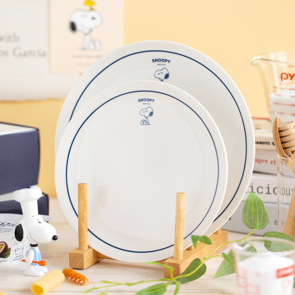Snoopy Peanuts 史努比 雙入陶瓷餐盤組