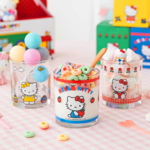 Sanrio Hello Kitty 3P 玻璃杯套組 三件組