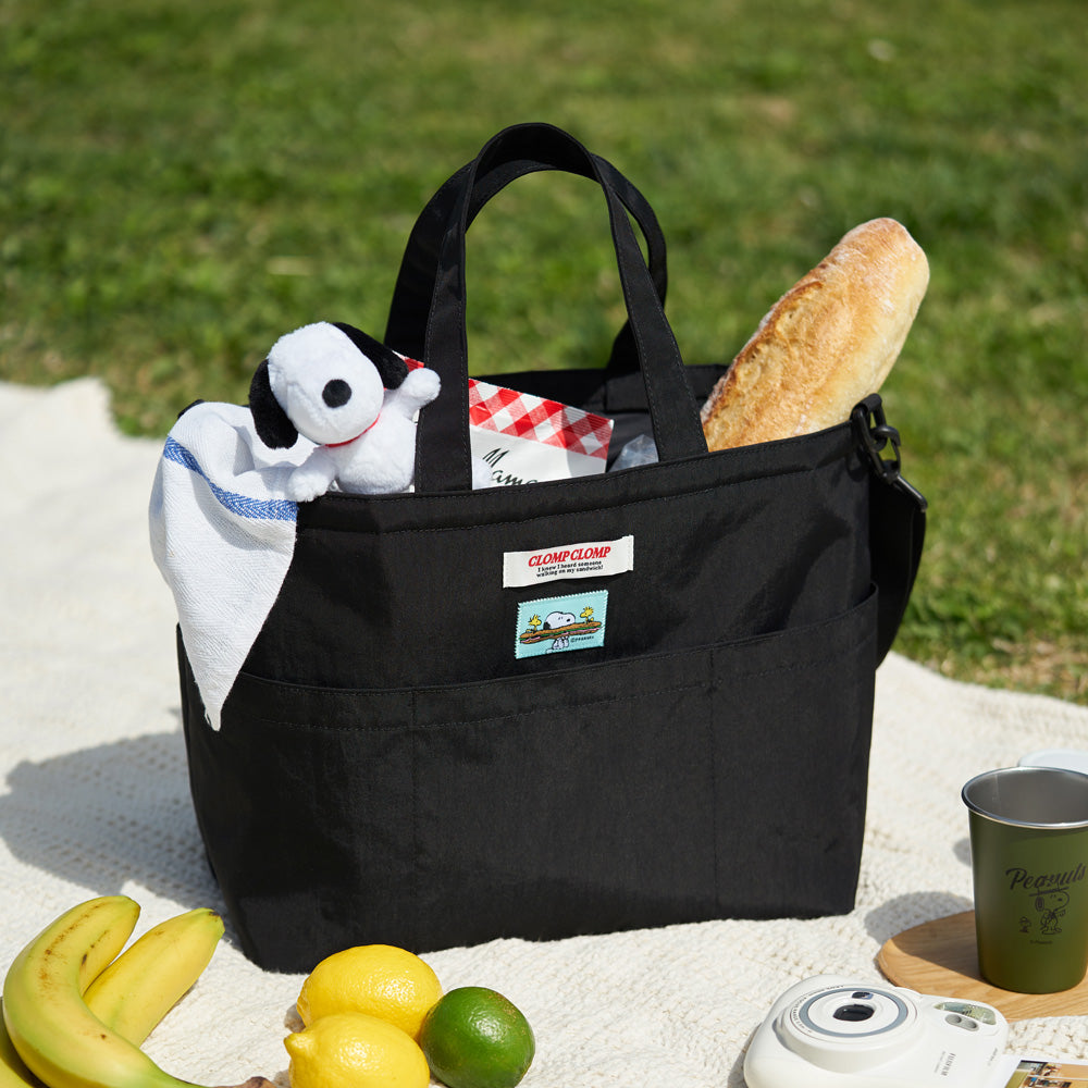 Snoopy PEANUTS PicnicBag Black 野餐袋