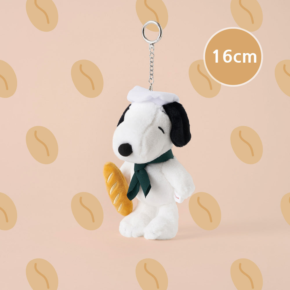 Snoopy Peanuts 烘焙主廚絨毛鑰匙圈 16cm