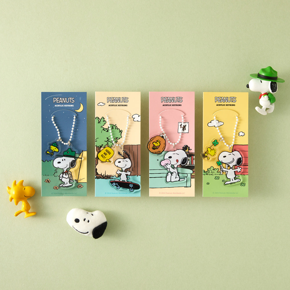 Snoopy Peanuts 亞克力鑰匙圈