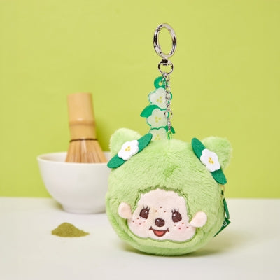 Monchichi 蒙奇奇抹茶女孩臉型收納匙扣