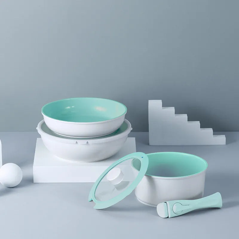 Neoflam Midas Plus陶瓷塗層鍋具8件組