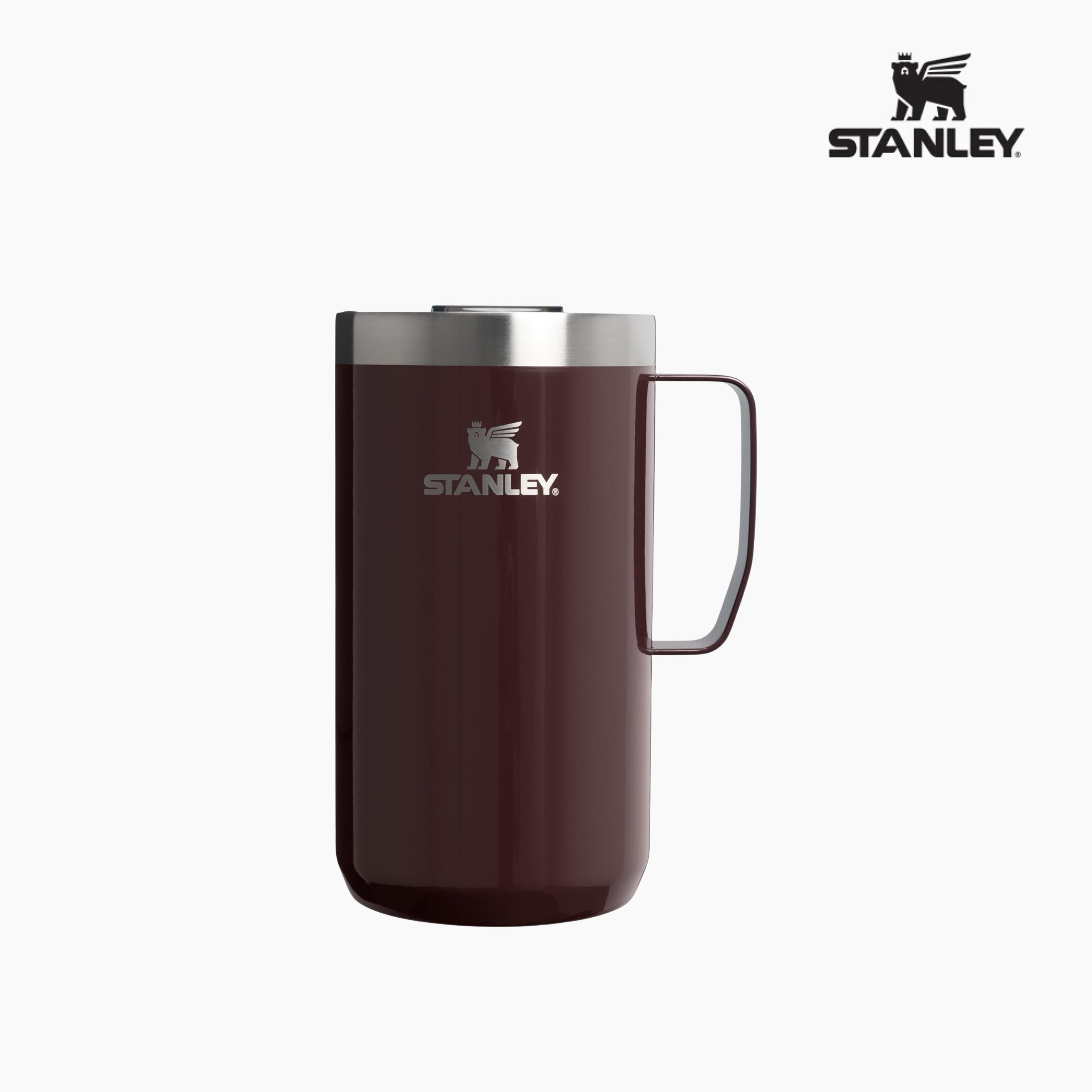 STANLEY Everyday Camp Mug 24oz | 保溫咖啡杯 | 不鏽鋼隔熱馬克杯 Mahogany Gloss