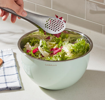 韓國 locknlock 彩色不鏽鋼攪拌碗（一套三件）