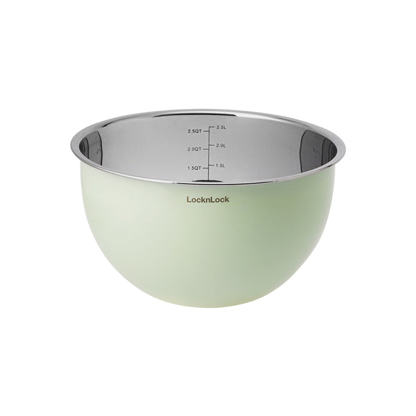 韓國 locknlock 彩色不鏽鋼攪拌碗（一套三件）