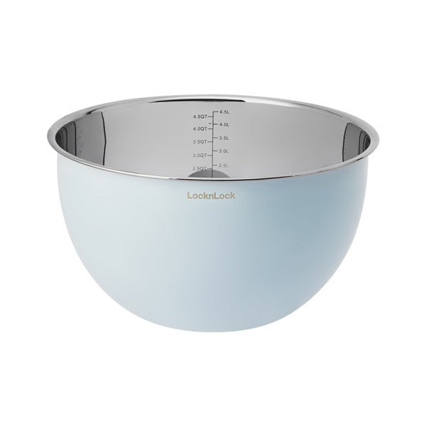 韓國 locknlock 彩色不鏽鋼攪拌碗（一套三件）