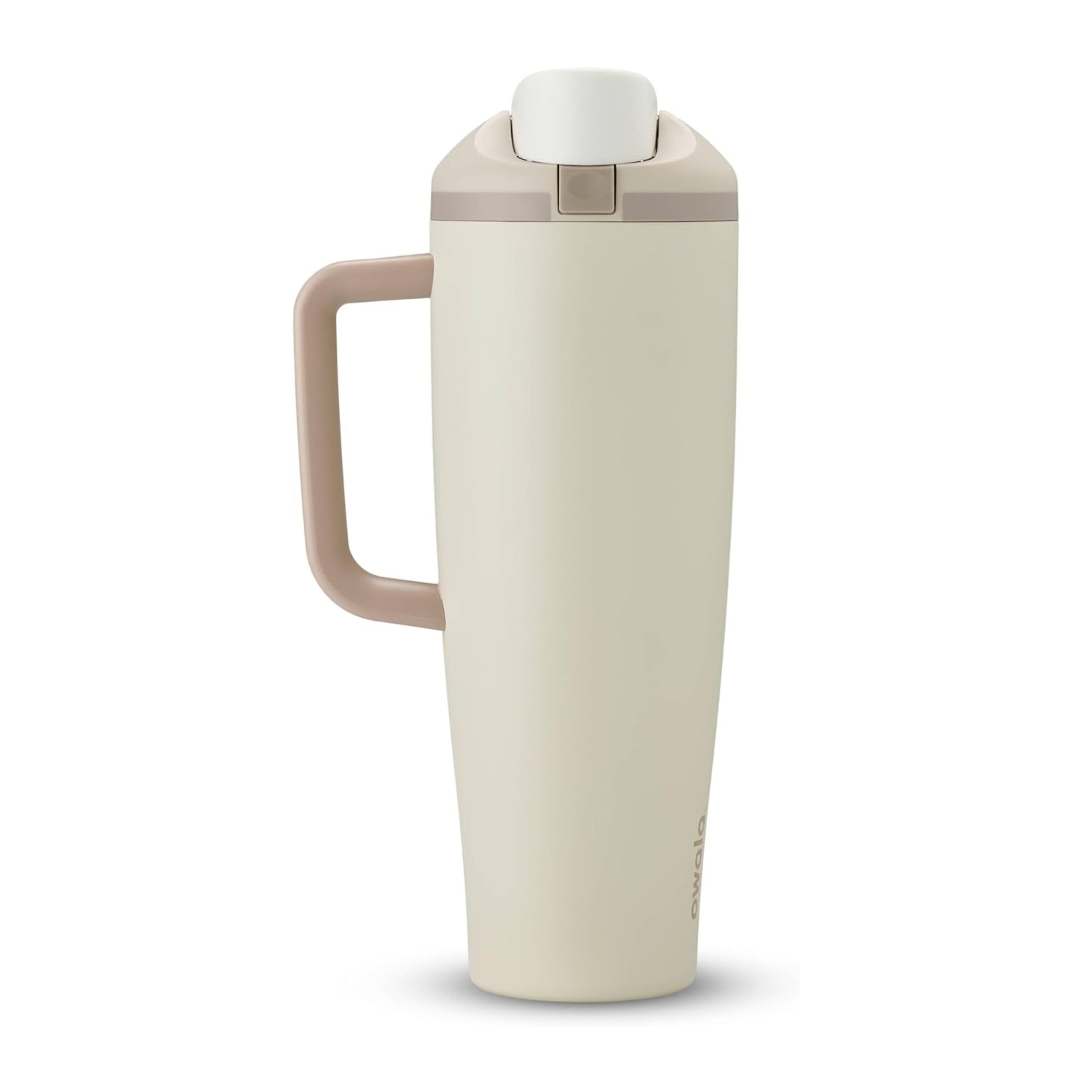 Owala FreeSip Tumbler 不鏽鋼保溫吸管杯 連杯柄 40oz 1.18L Lightly Toasted