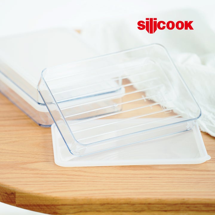 韓國製造 Silicook 600ML收納盒｜扁身款