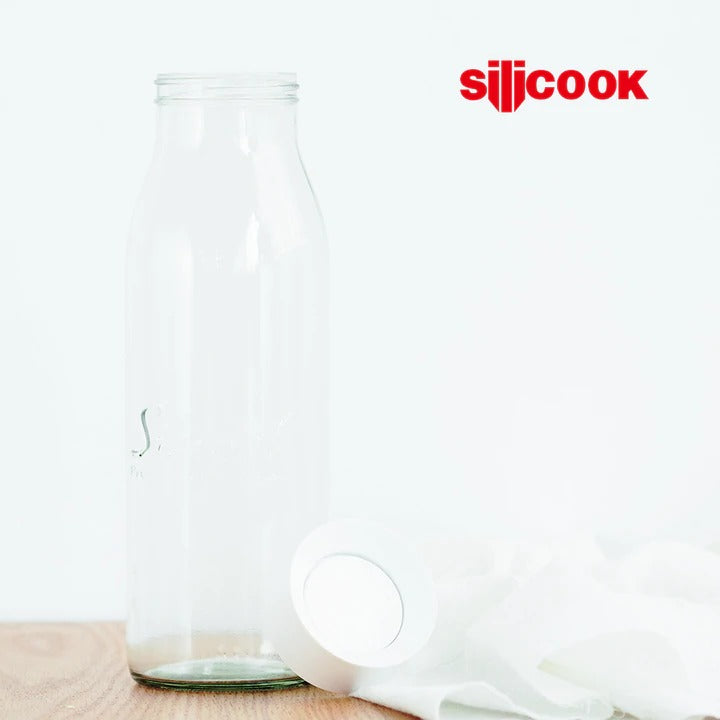 韓國製造 Silicook 1000ML玻璃水瓶
