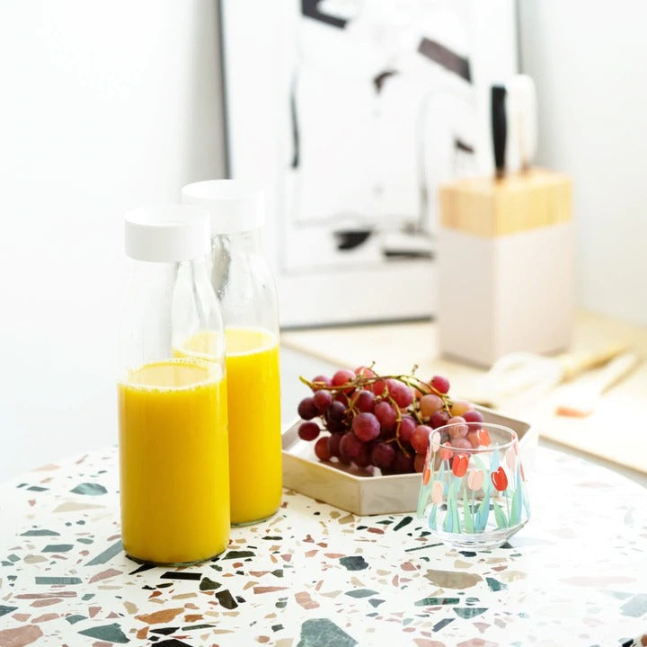 韓國製造 Silicook 1000ML玻璃水瓶