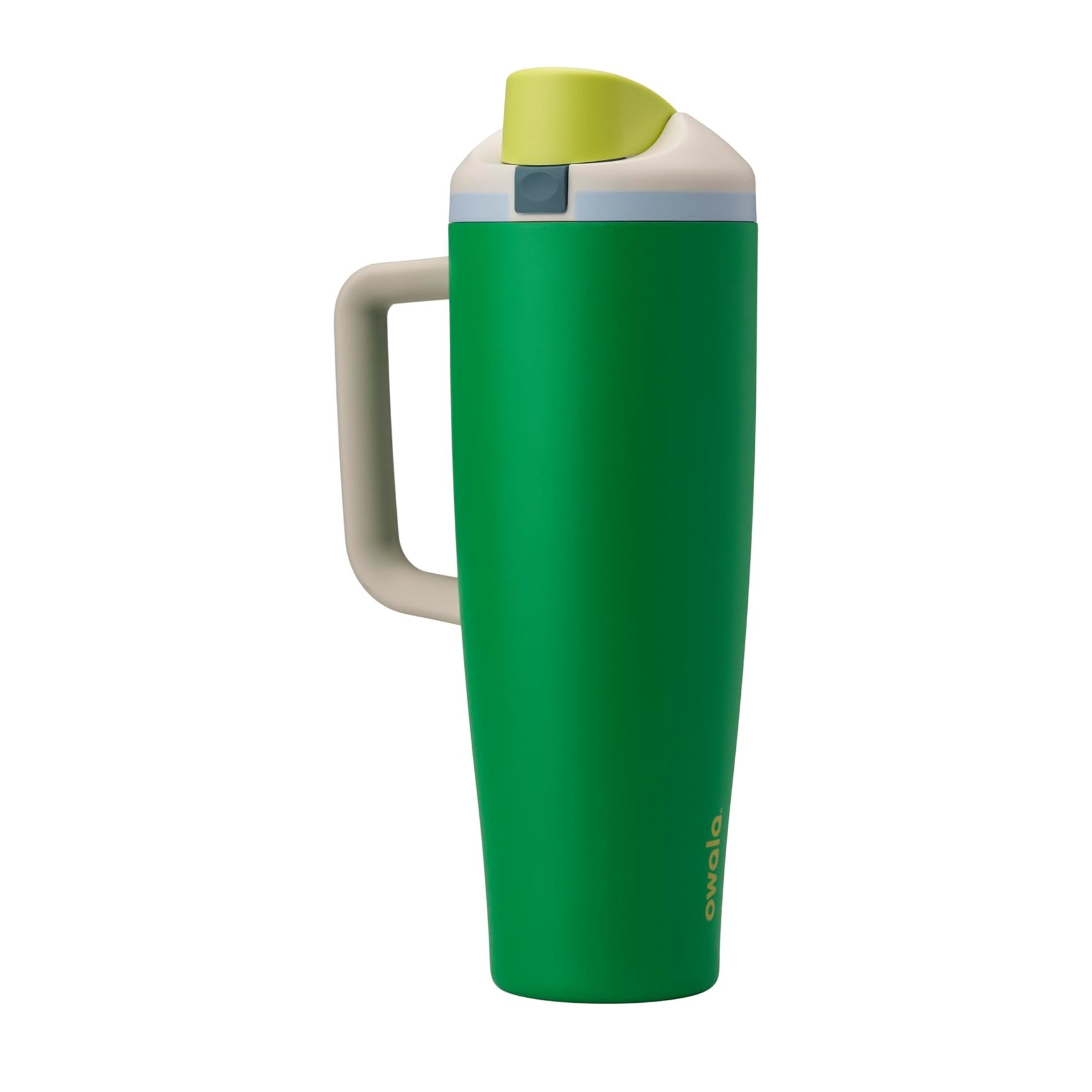 Owala FreeSip Tumbler 不鏽鋼保溫吸管杯 連杯柄 40oz 1.18L Putting Green