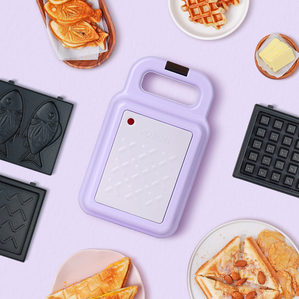 韓國 VoBon 三文治機 窩夫機