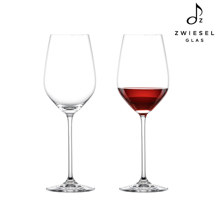 ZWIESEL GLAS [FORTISSIMO系列] 德國原產 水晶紅酒杯 505ml 2入組 - Crystal Elegance 水晶雅韻款｜質感酒杯店推薦