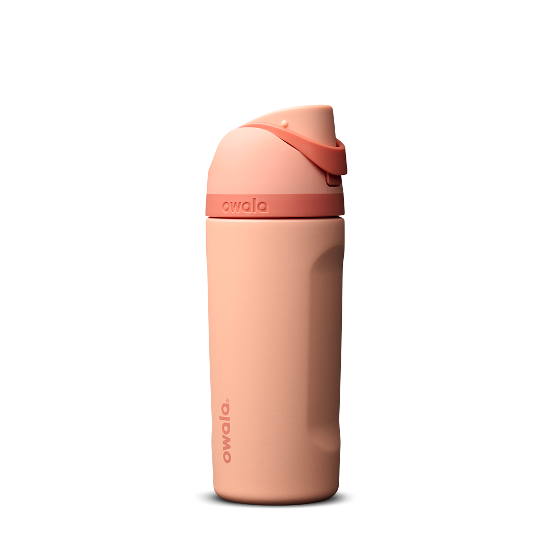 Owala Kids FreeSip 不鏽鋼保溫吸管水瓶 16oz Peach of Mind
