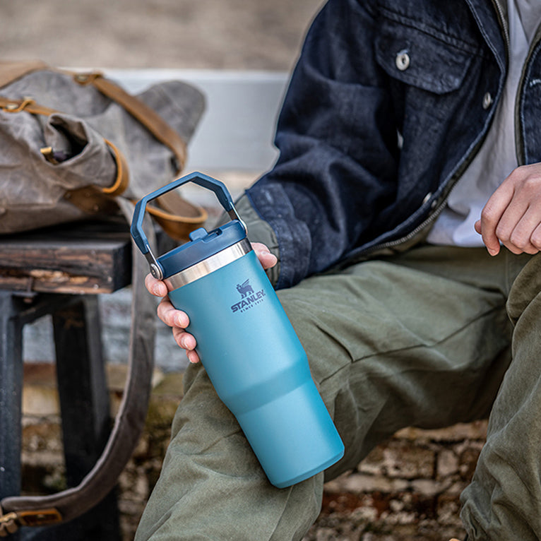 美國品牌 Stanley 手提 摺疊吸管杯 591ml