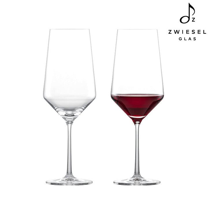 Zwiesel Glas [PURE系列] 德國製造 純淨經典手工水晶酒杯 580ml 2入組｜質感酒杯店推薦
