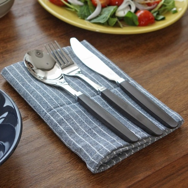 韓國製造 Kamome Kitchen 餐具｜匙羹+叉子+刀