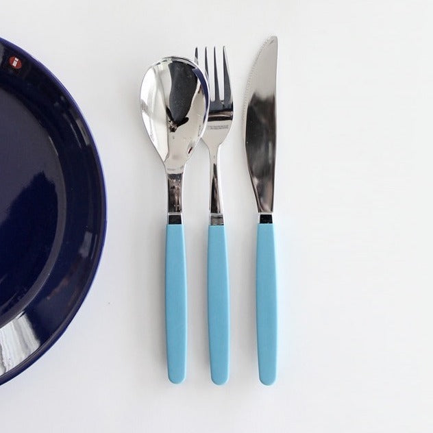 韓國製造 Kamome Kitchen 餐具｜匙羹+叉子+刀