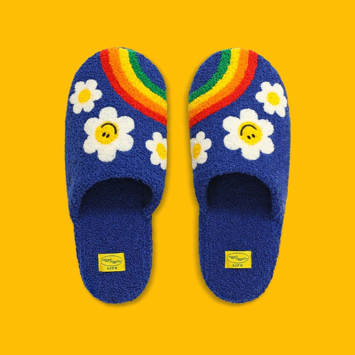 Wiggle Wiggle Terry Home Sleeper Rainbow 室內拖鞋