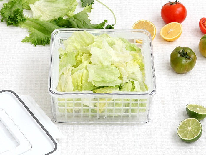 【韓國昌信】SKYLOCK密扣提籃式保鮮盒-1號(3800ml)