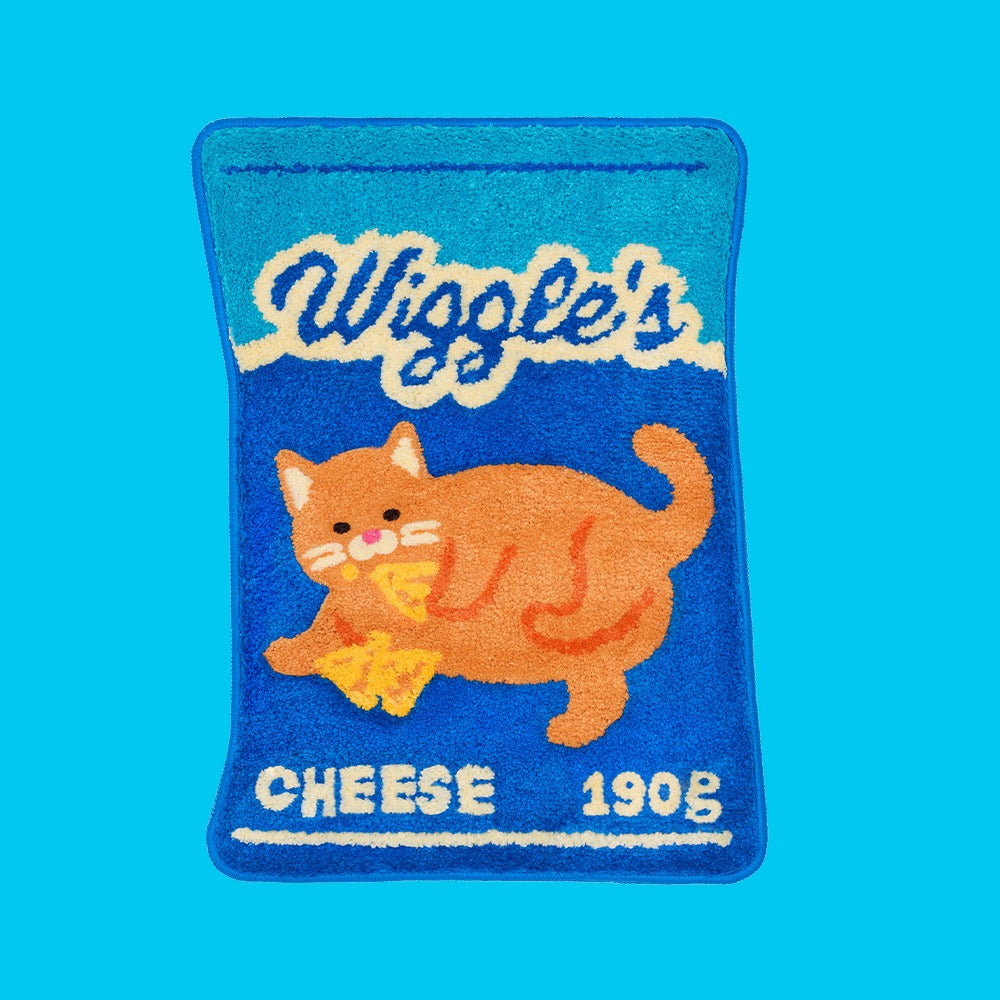 wiggle wiggle 浴室地墊 Nacho Cheese Cat 產品展示