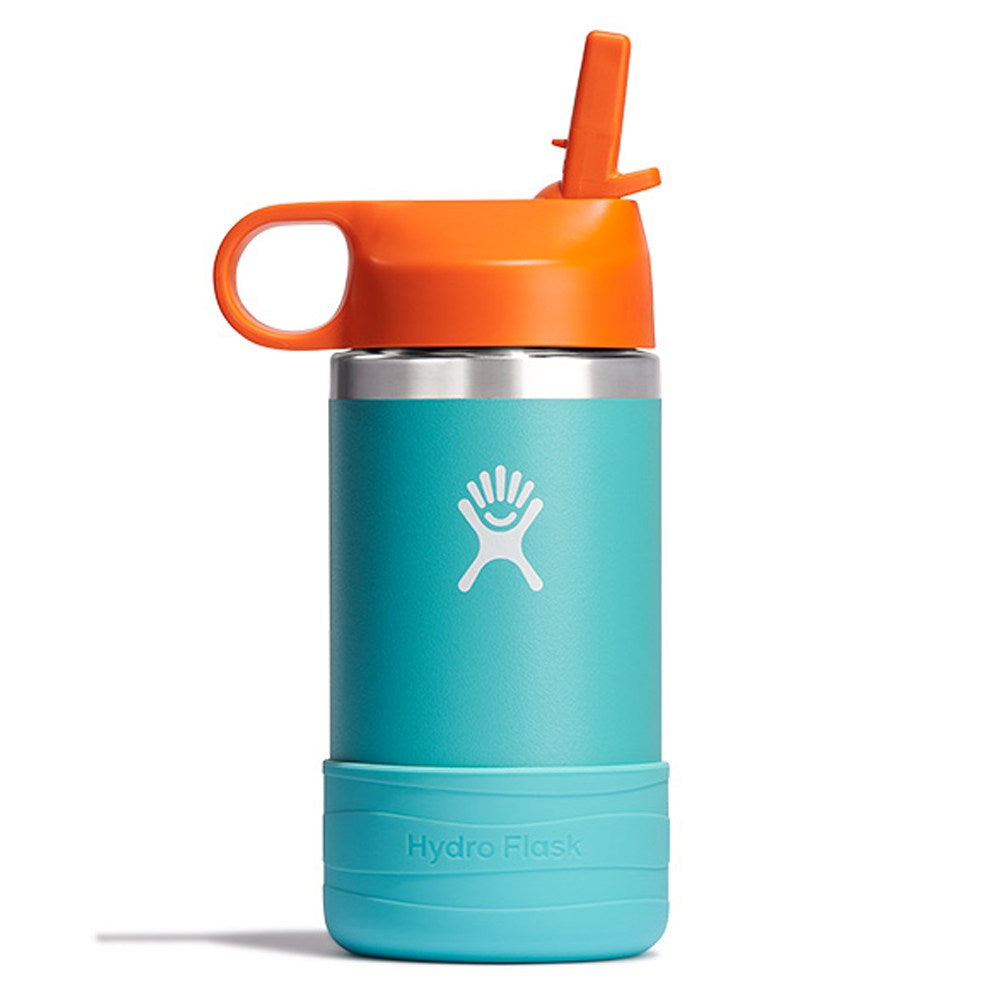 Hydro Flask Kids Wide Straw Cap & Boot Tumbler, Sea Spray, 355ml, 1 Count